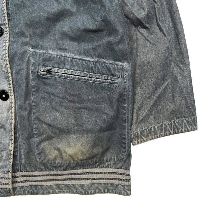A/W 96 Stone Island Raso Floccato Reversible Jacket