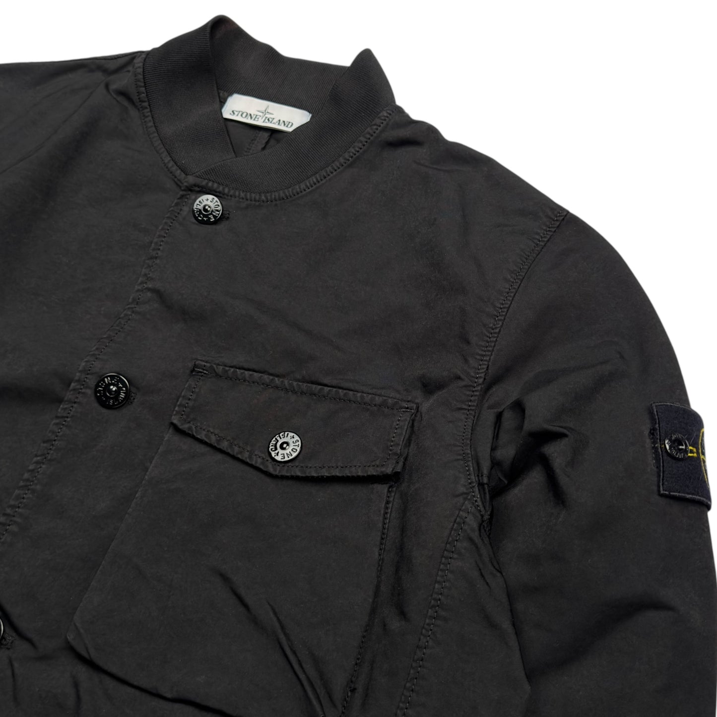 S/S 19 Stone Island David TC Bomber Jacket - Black