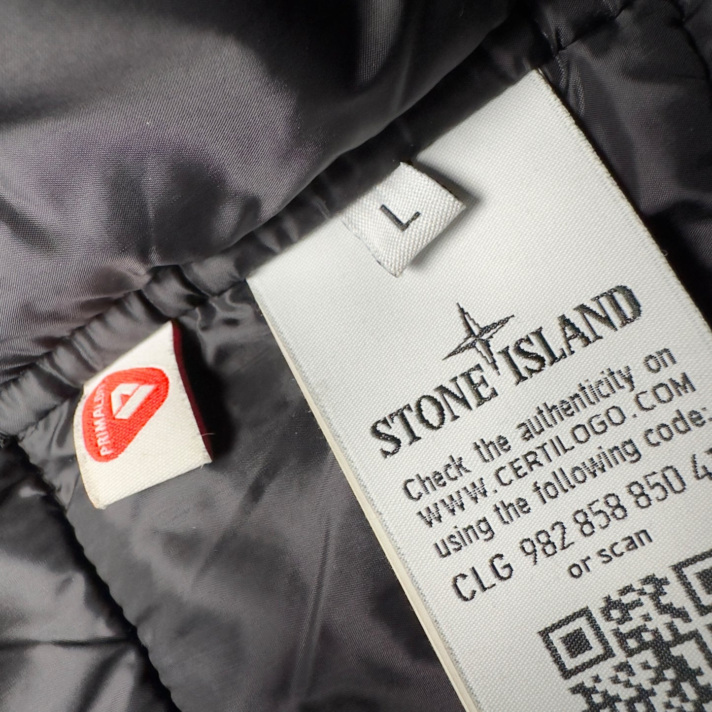 A/W 19 Stone Island Micro Reps with Primaloft Jacket - Black