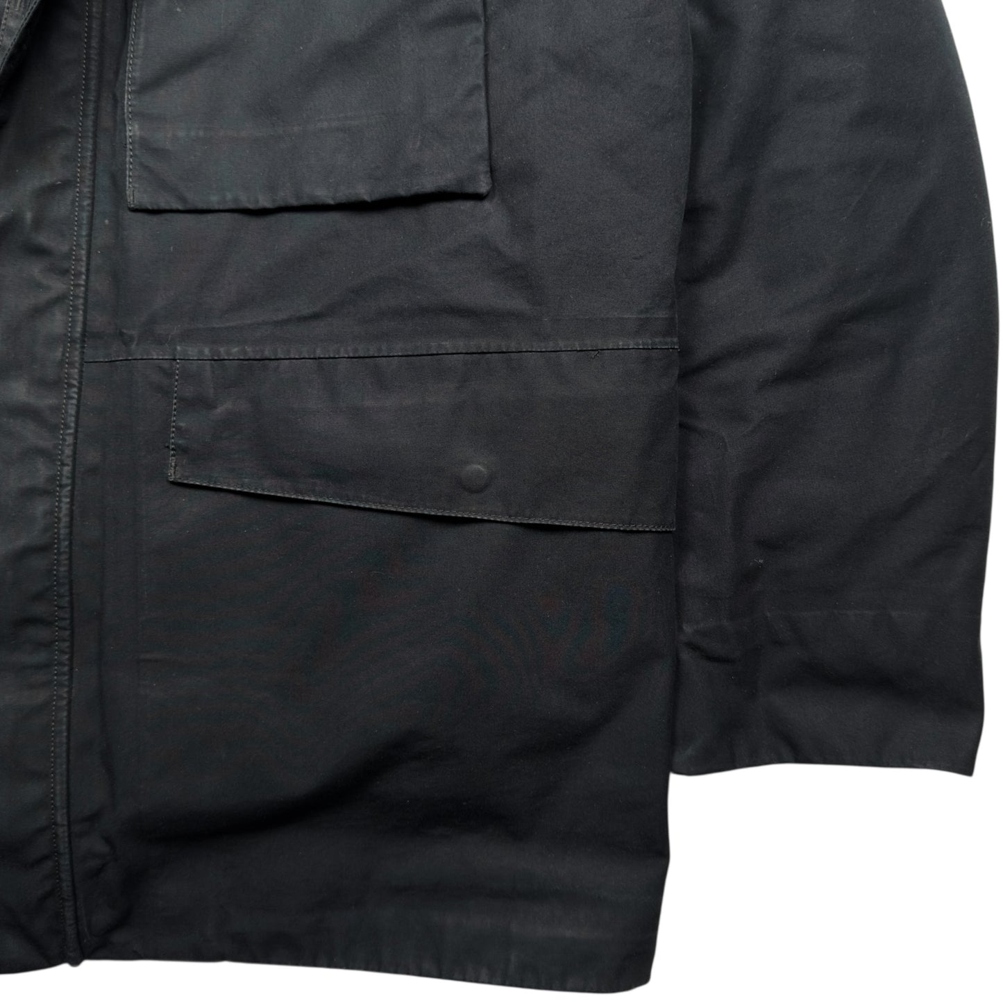 A/W 22 Stone Island O-Ventile Ghost Dutch Rope Down Jacket - Black