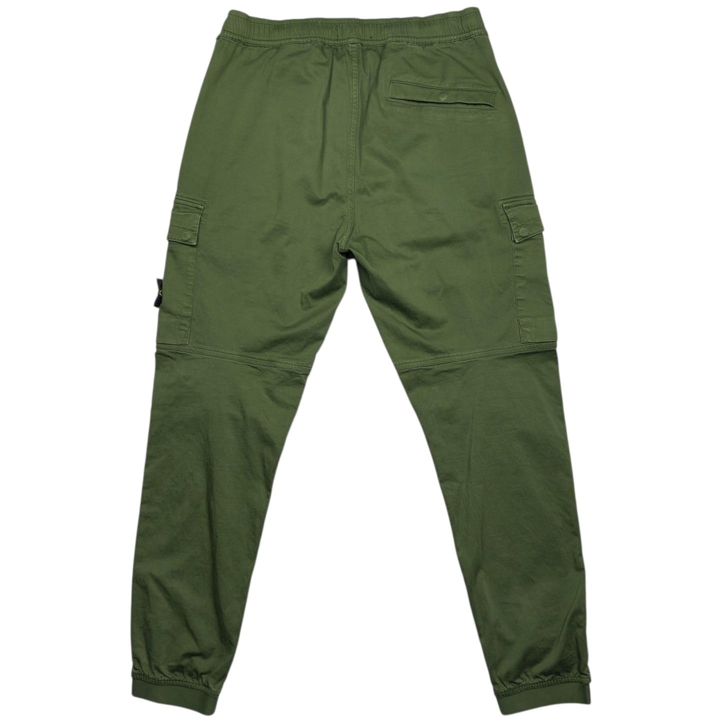 A/W 22 Stone Island Cuffed Cargo Trousers - Green