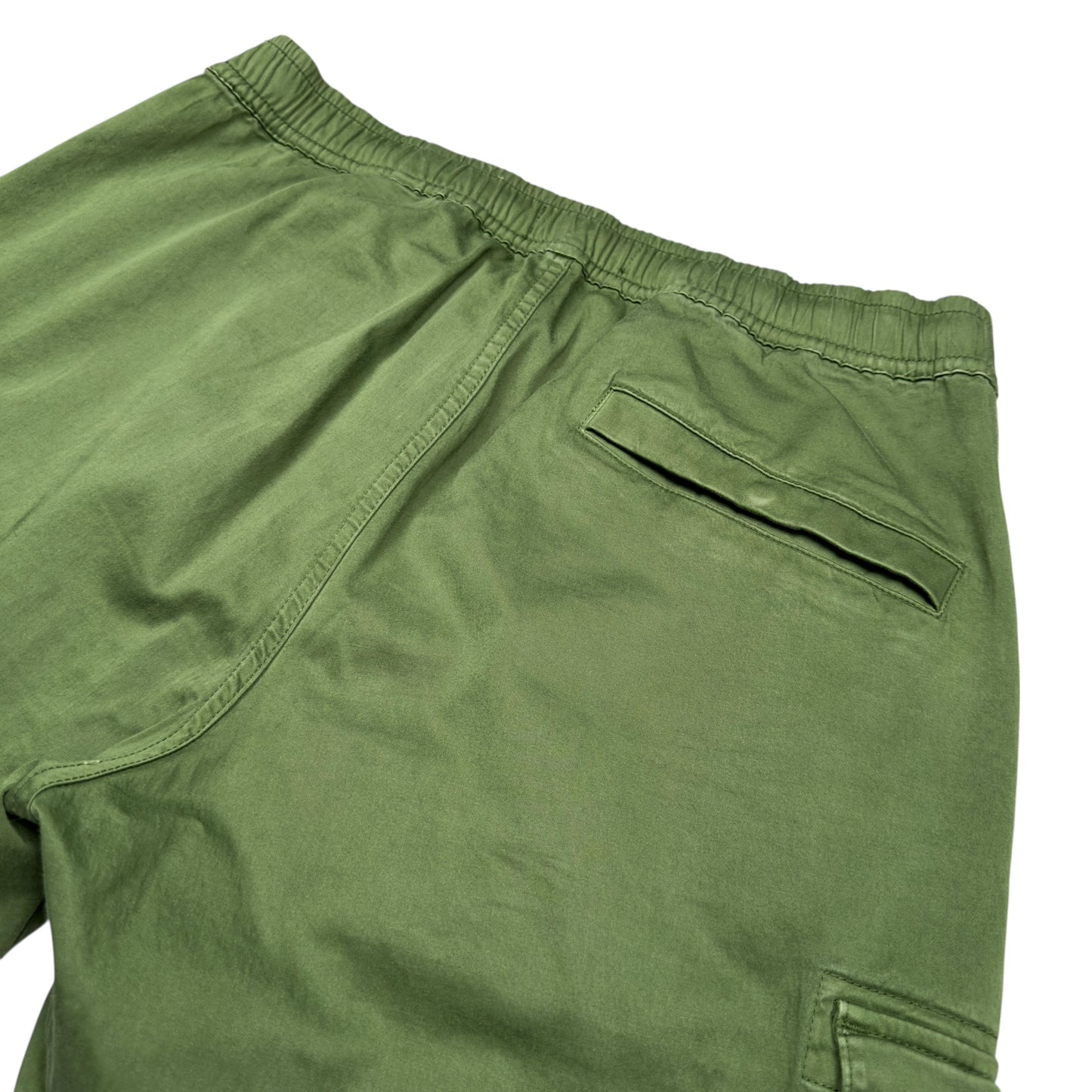 A/W 22 Stone Island Cuffed Cargo Trousers - Green