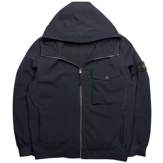 A/W 17 Stone Island Soft Shell R Jacket - Navy