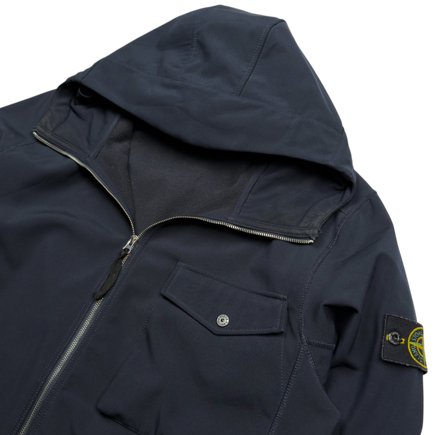 A/W 17 Stone Island Soft Shell R Jacket - Navy