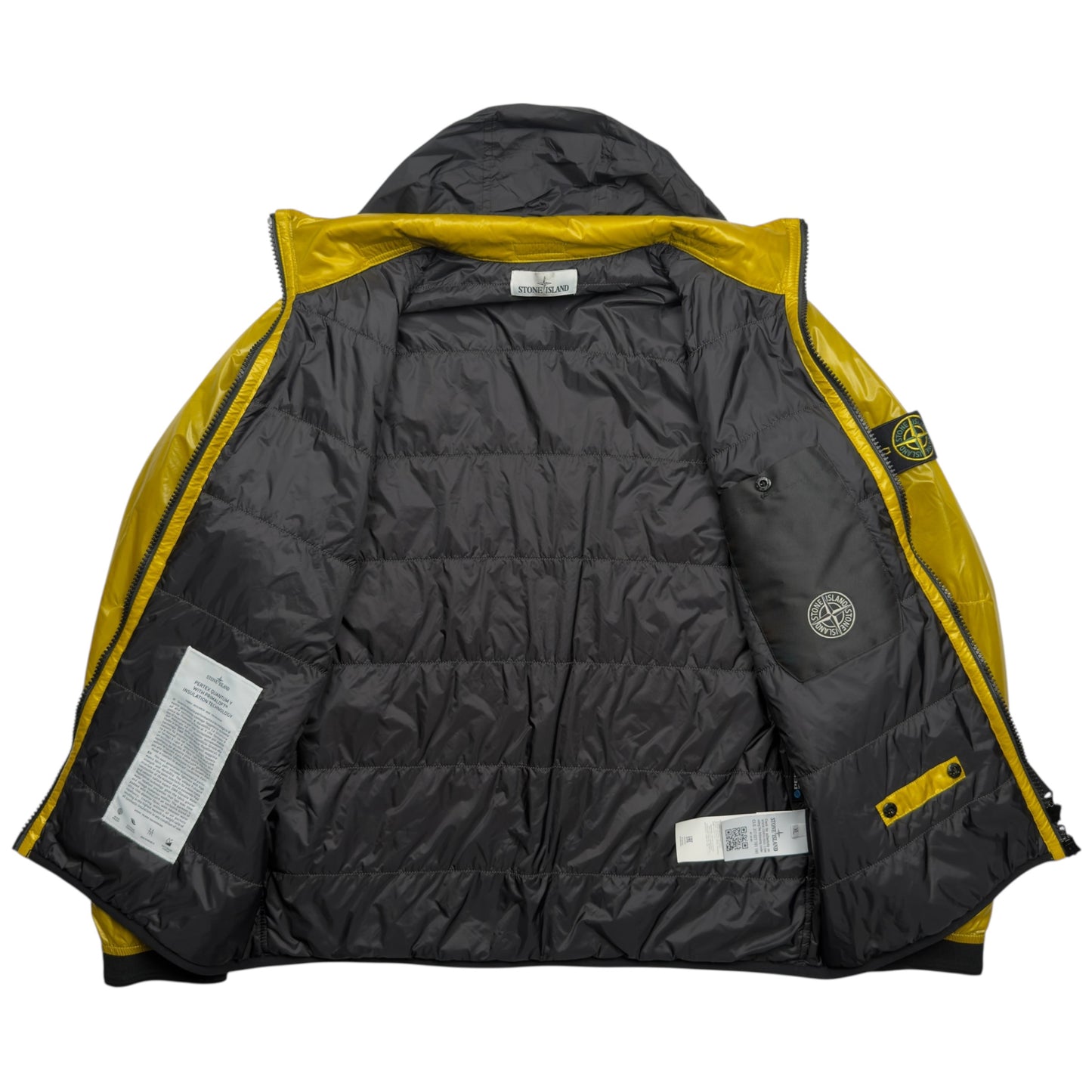 A/W 18 Stone Island Pertex Quantum Y With Primaloft Insulation Jacket - Yellow