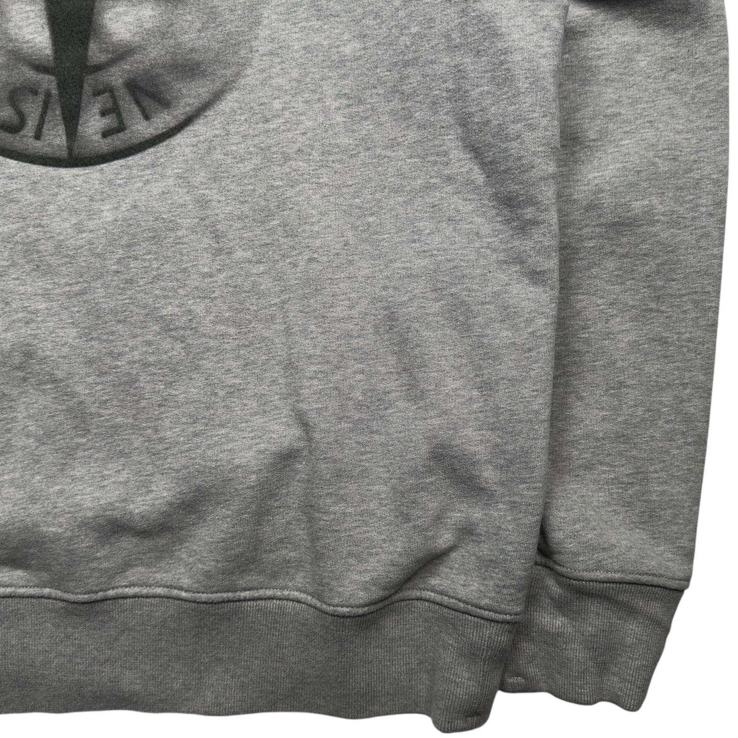 A/W 19 Stone Island 'GRAPHIC 10' Fade Compass Logo Hoodie - Grey