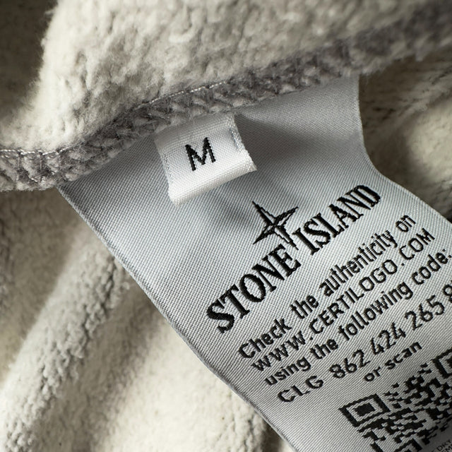 A/W 19 Stone Island 'GRAPHIC 10' Fade Compass Logo Hoodie - Grey