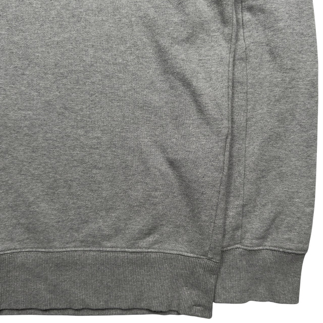C.P. Company Diagonal Raised Fleece Crewneck Sweater - Grey