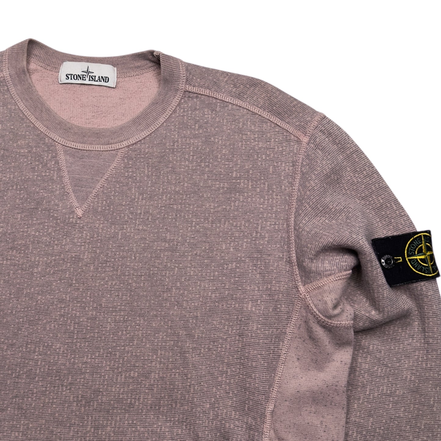 A/W 16 Stone Island Melange Effect Crewneck Sweater
