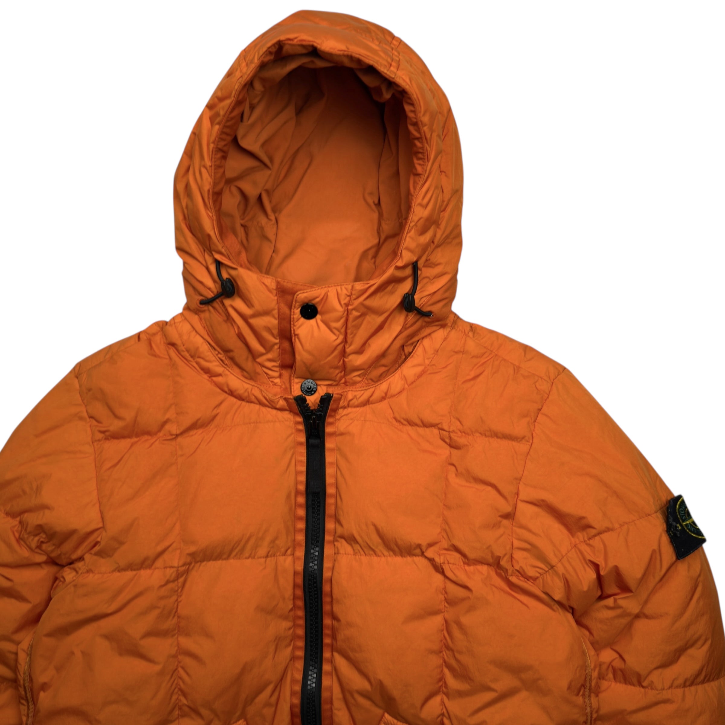 A/W 19 Stone Island Crinkle Reps NY Down Puffer Jacket - Orange