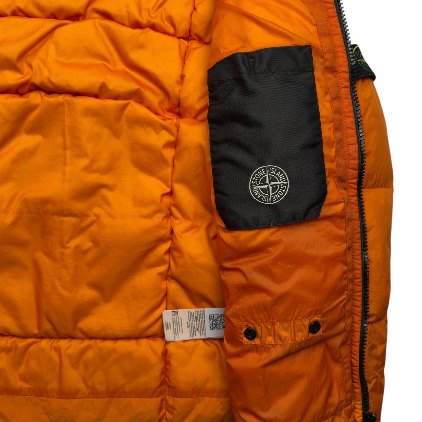 A/W 19 Stone Island Crinkle Reps NY Down Puffer Jacket - Orange