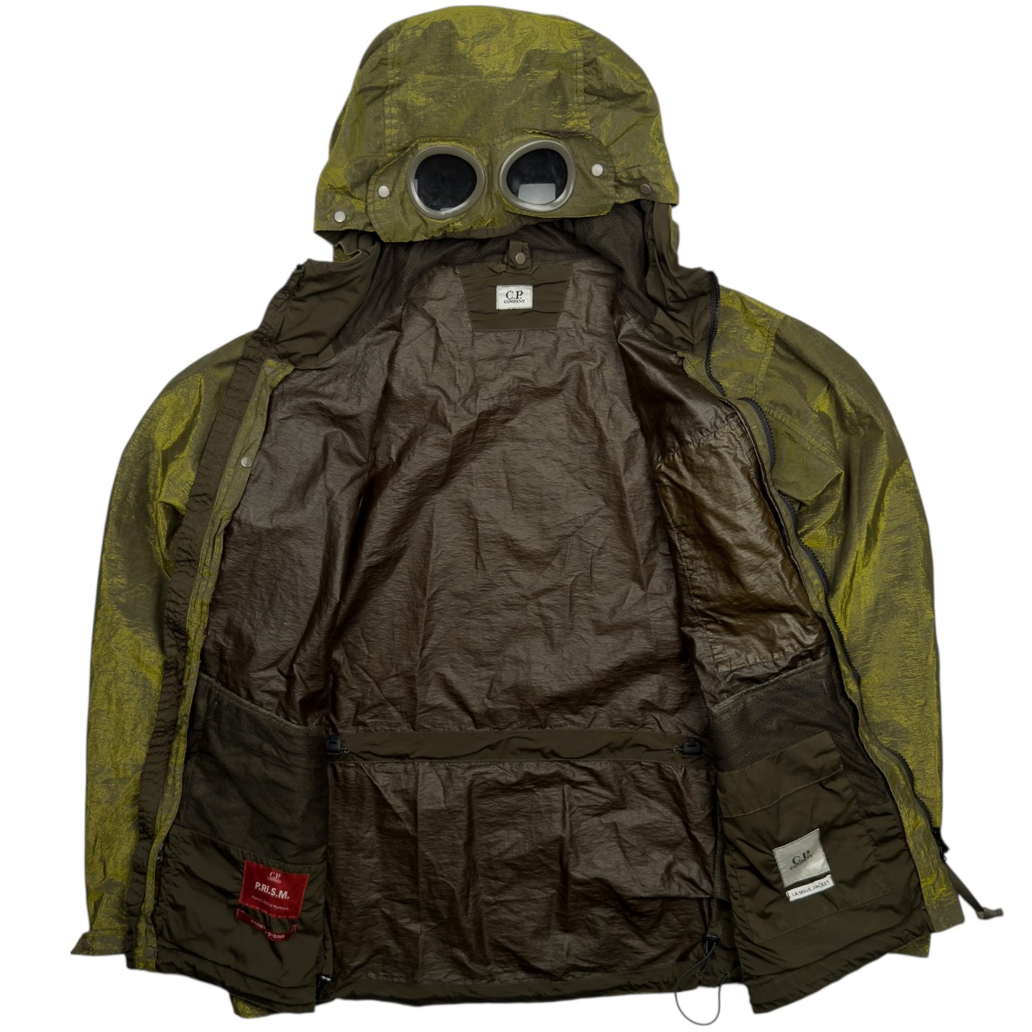 C.P. Company PRISM La Mille Goggle Jacket - Green