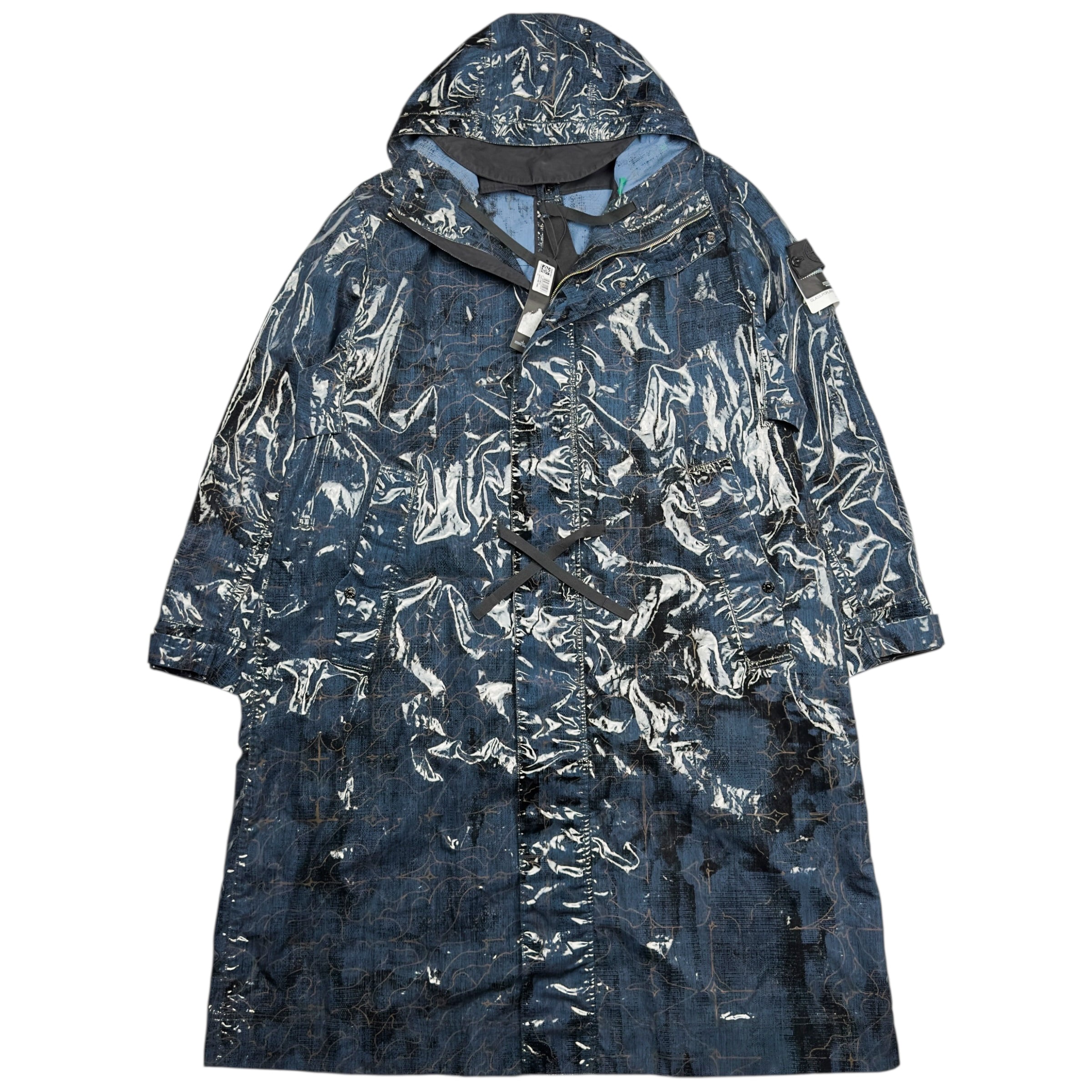 A/W 22 Stone Island Shadow Project Glass Poplin Double Face Print