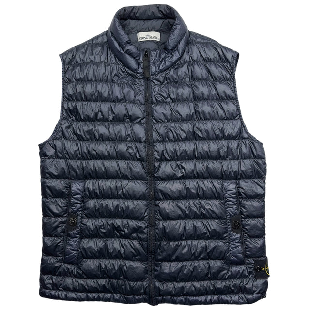 S/S 16 Stone Island Down_26 GR X SQM_N - Ultra Light Down Gilet - Navy