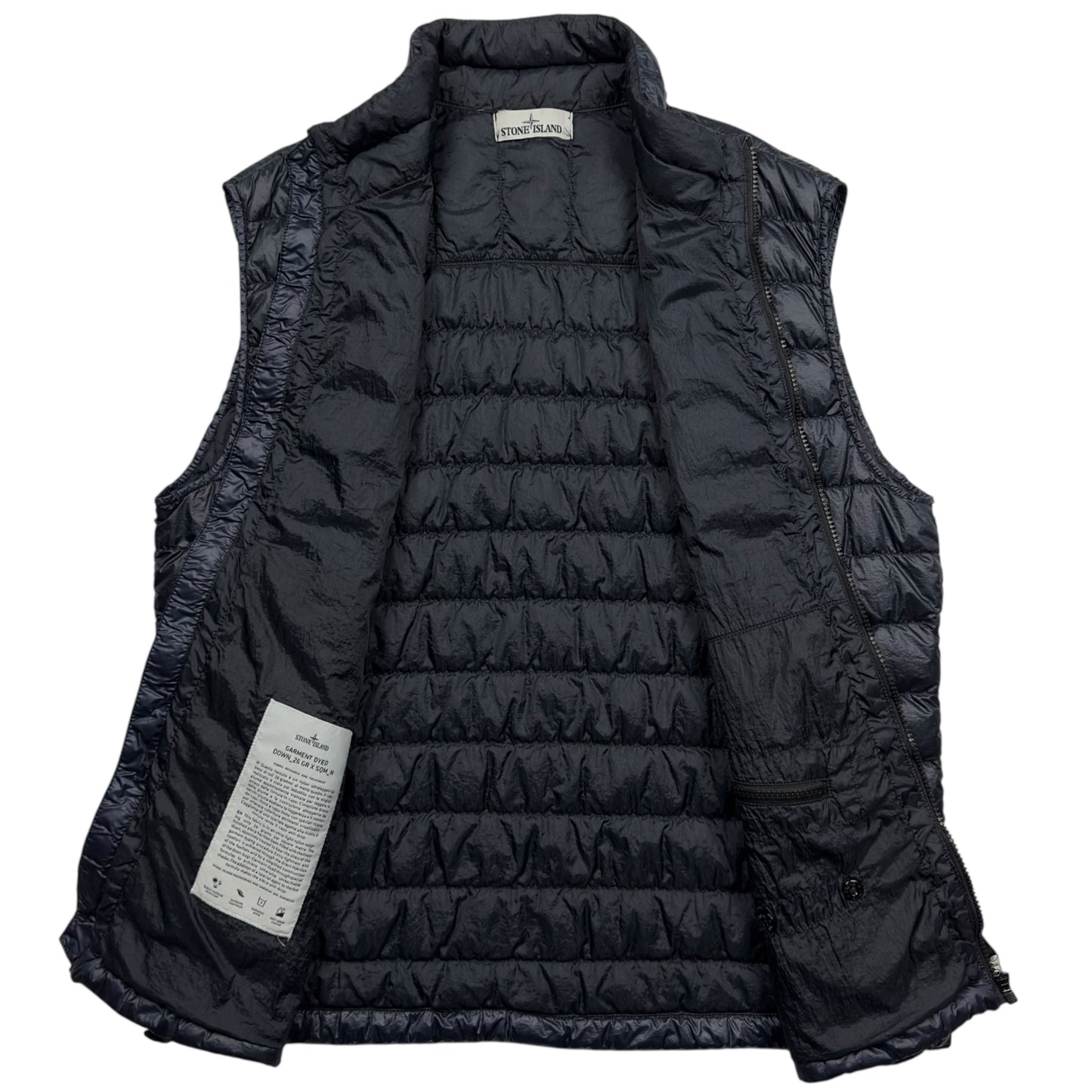 S/S 16 Stone Island Down_26 GR X SQM_N - Ultra Light Down Gilet - Navy