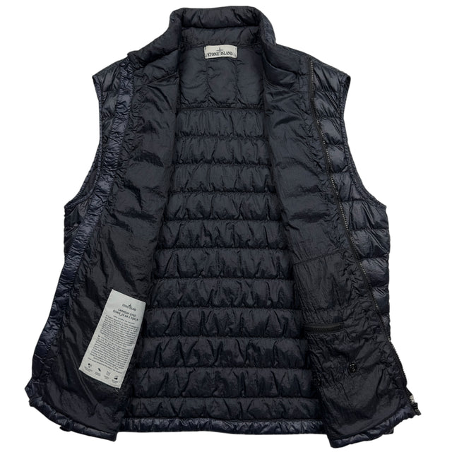 S/S 16 Stone Island Down_26 GR X SQM_N - Ultra Light Down Gilet - Navy