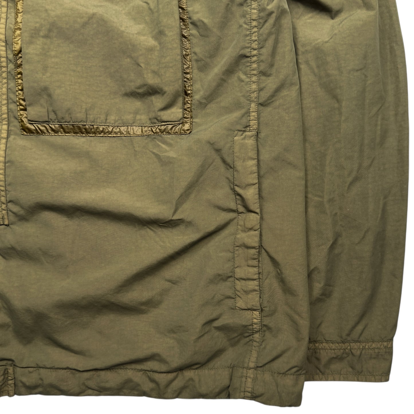 C.P. Company Flatt Nylon Goggle Jacket - Khaki