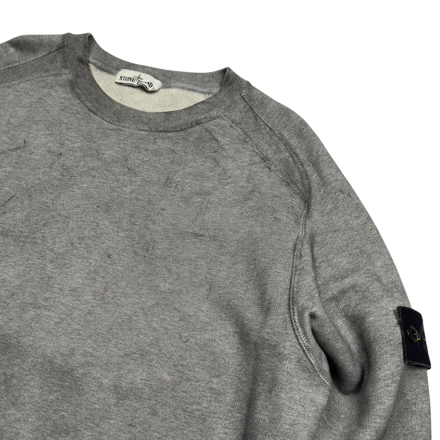 A/W 20 Stone Island Dust Colour Treatment Sweater - Grey