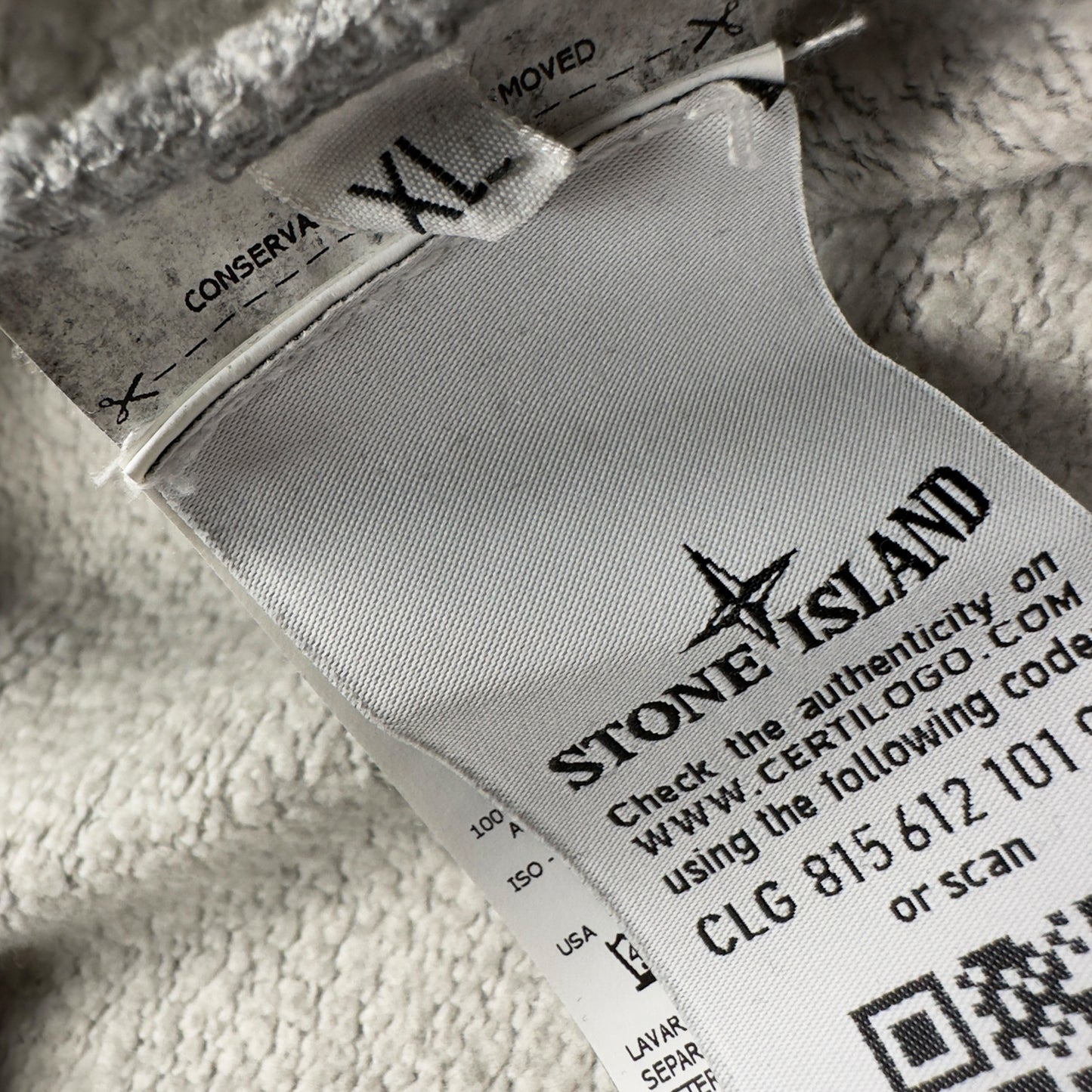 A/W 20 Stone Island Dust Colour Treatment Sweater - Grey