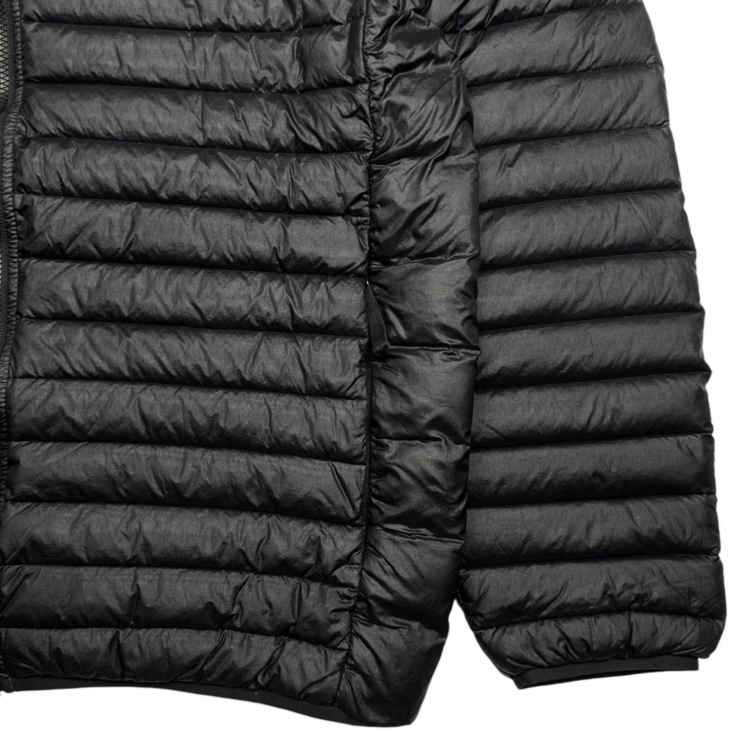 A/W 22 Stone Island Loom Woven Chambers R-Nylon Down TC Puffer Jacket - Black