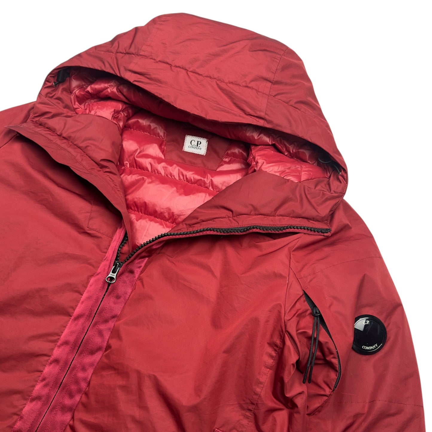 C.P. Company Micro M Down Jacket - Red