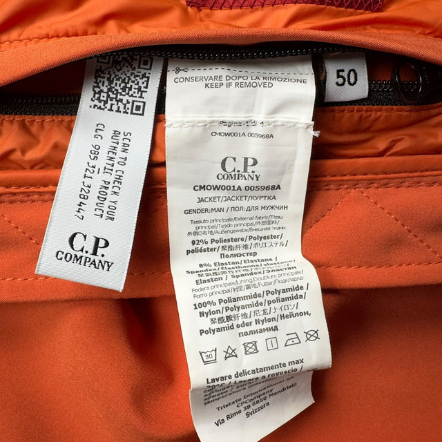 C.P. Company Light Soft Shell Goggle Jacket - Orange