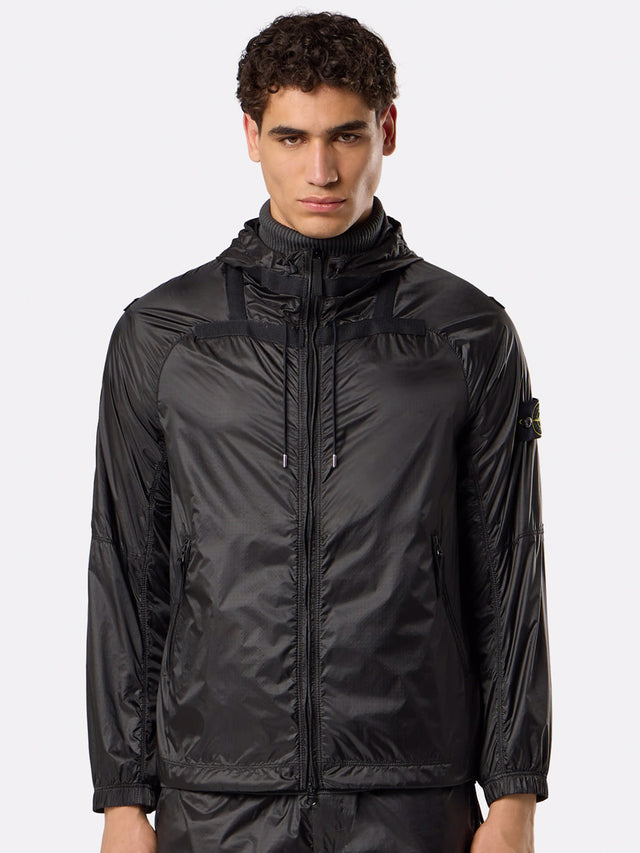 A/W 25 Stone Island Ripstop Light HT Nylon Windbreaker Jacket